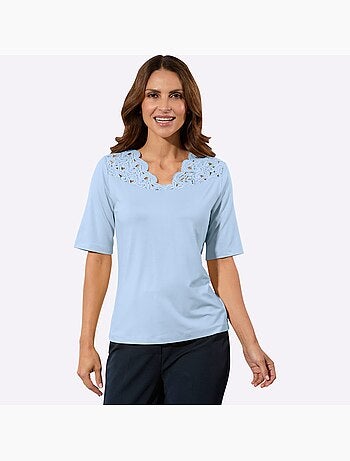 T-shirt En Dentelle Viscose - Taille Standard - Witt