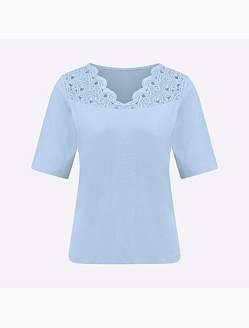 T-shirt En Dentelle Viscose - Taille Standard - Witt