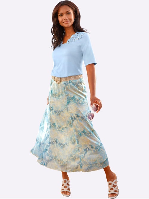 T-shirt En Dentelle Viscose - Taille Standard - Witt - Kiabi