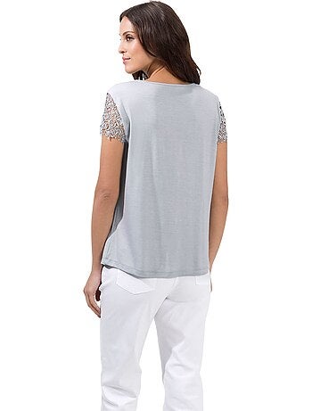 T-shirt En Dentelle Viscose - Taille Standard - Witt