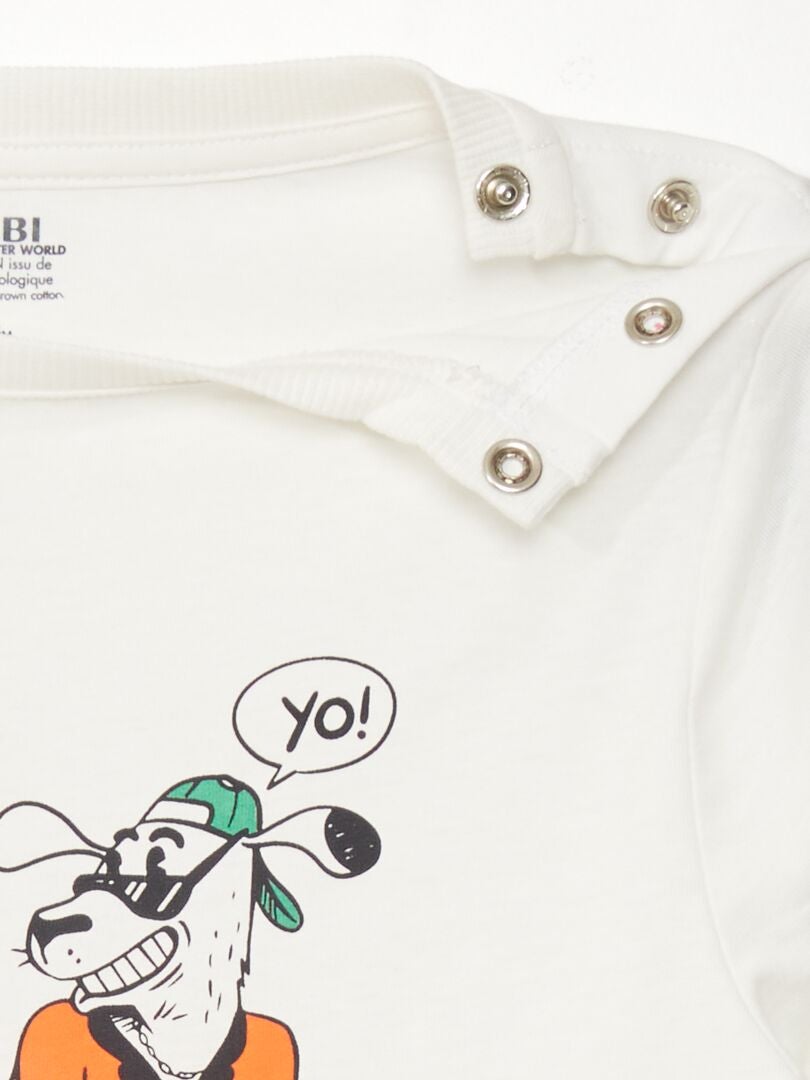 T-shirt en en jersey - Facile à enfiler Blanc - Kiabi