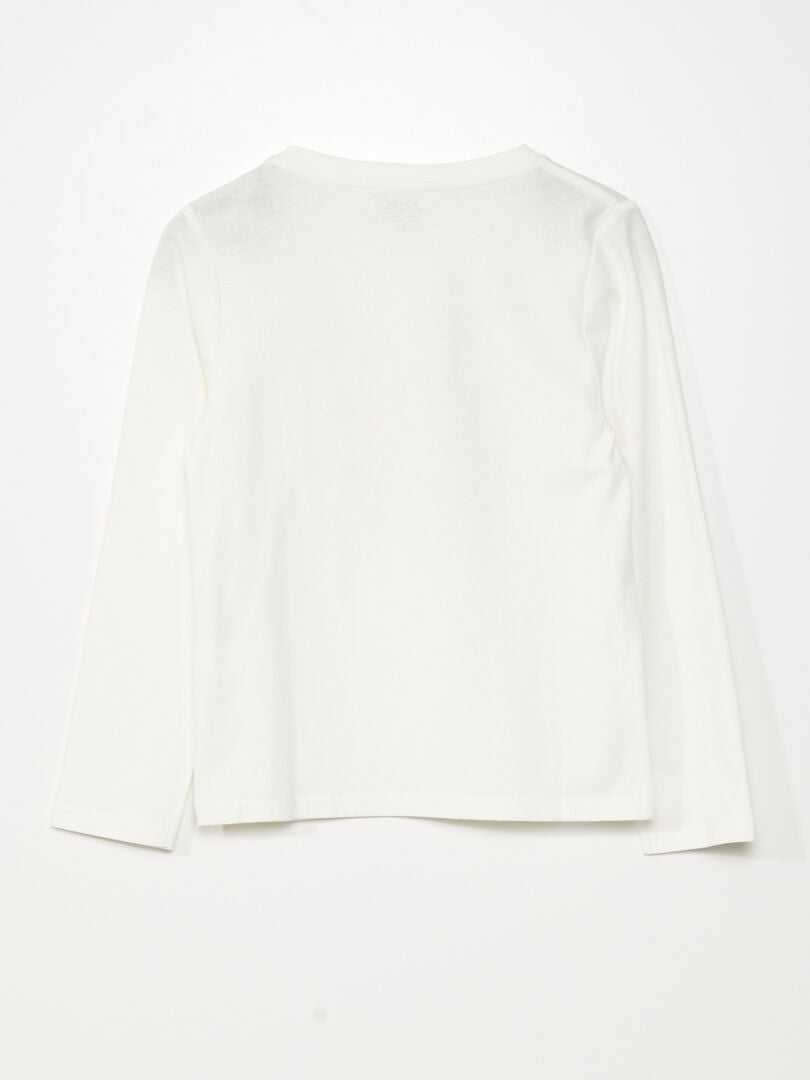 T-shirt en en jersey - Facile à enfiler Blanc - Kiabi