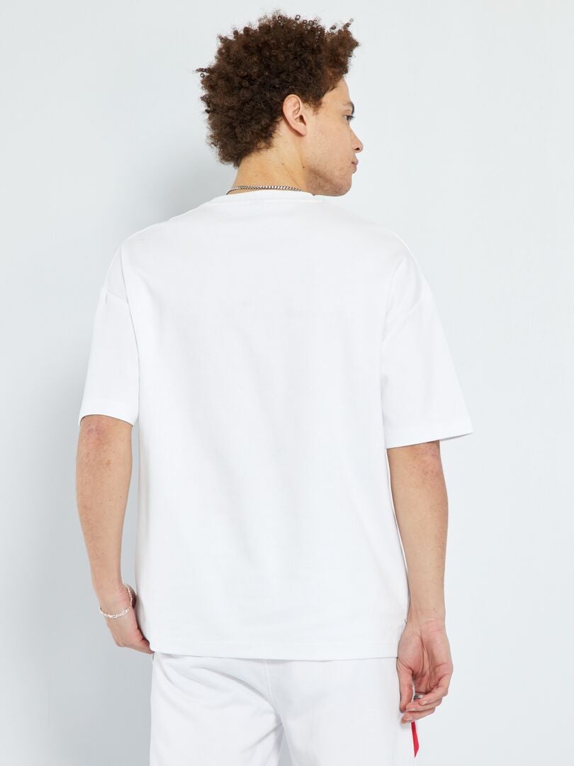 T-shirt en jersey - Allez Les Bleus Blanc - Kiabi