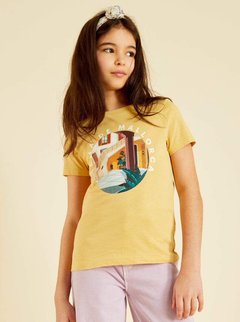 T-shirt en jersey - Mixte BLANC - Kiabi