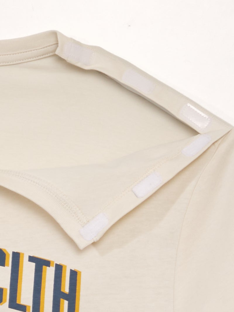 T-shirt en jersey - So Easy Beige - Kiabi