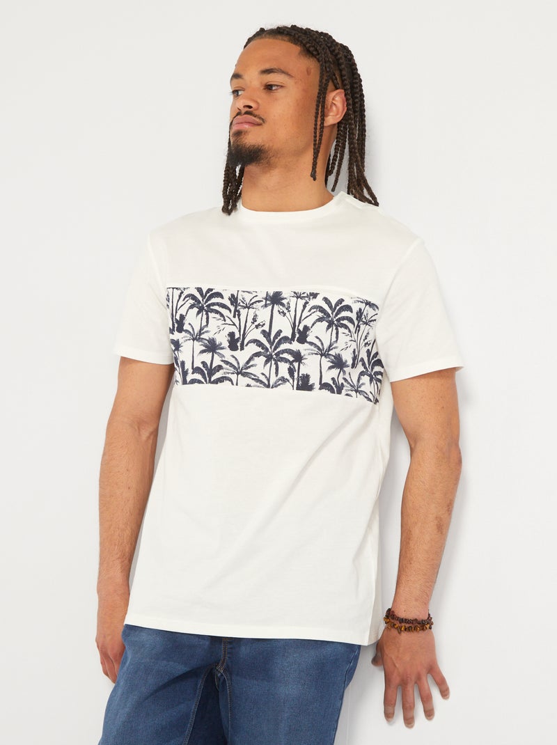 T-shirt en jersey - So Easy Blanc - Kiabi