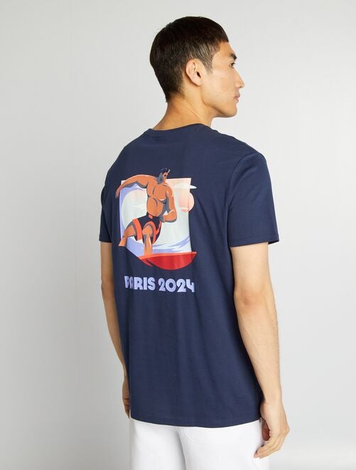T-shirt en jersey à col rond - Paris 2024 - Kiabi