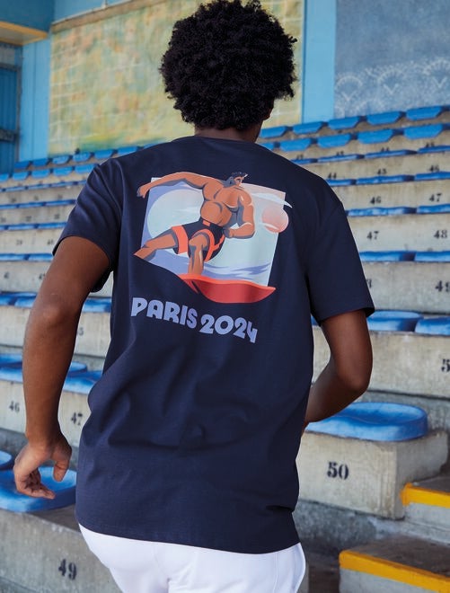 T-shirt en jersey à col rond - Paris 2024 - Kiabi