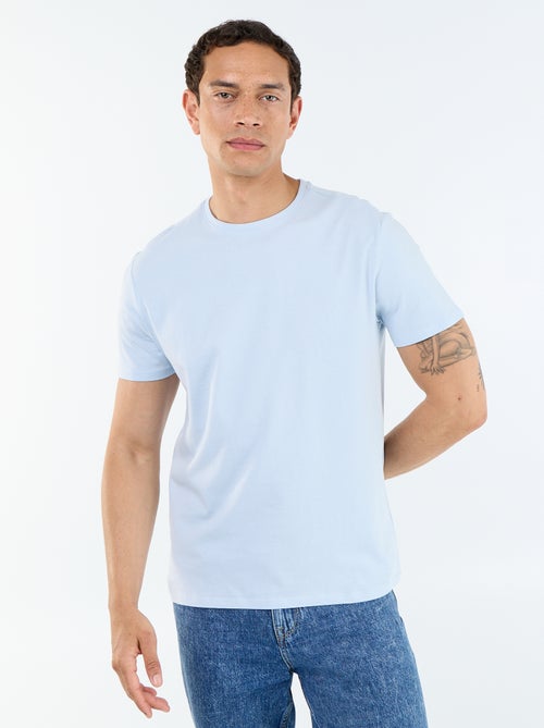 T-shirt en jersey à col rond pour homme - Kiabi T-shirt en jersey à col rond pour homme - Kiabi