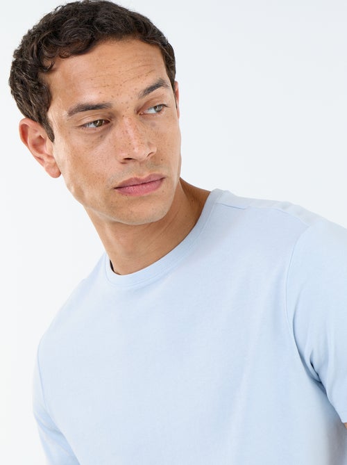 T-shirt en jersey à col rond pour homme - Kiabi T-shirt en jersey à col rond pour homme - Kiabi