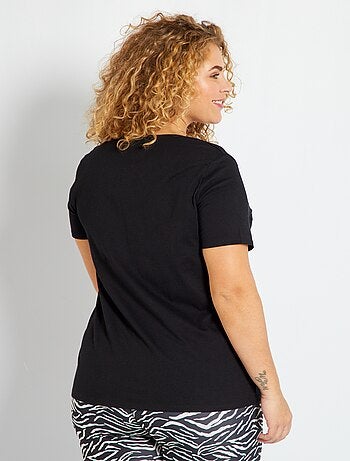 Kiabi t shirt femme grande online taille