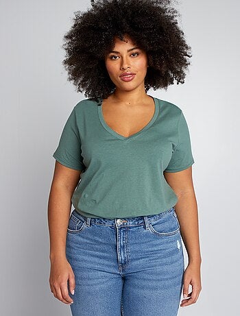 T shirts d bardeurs Grande taille femme Kiabi