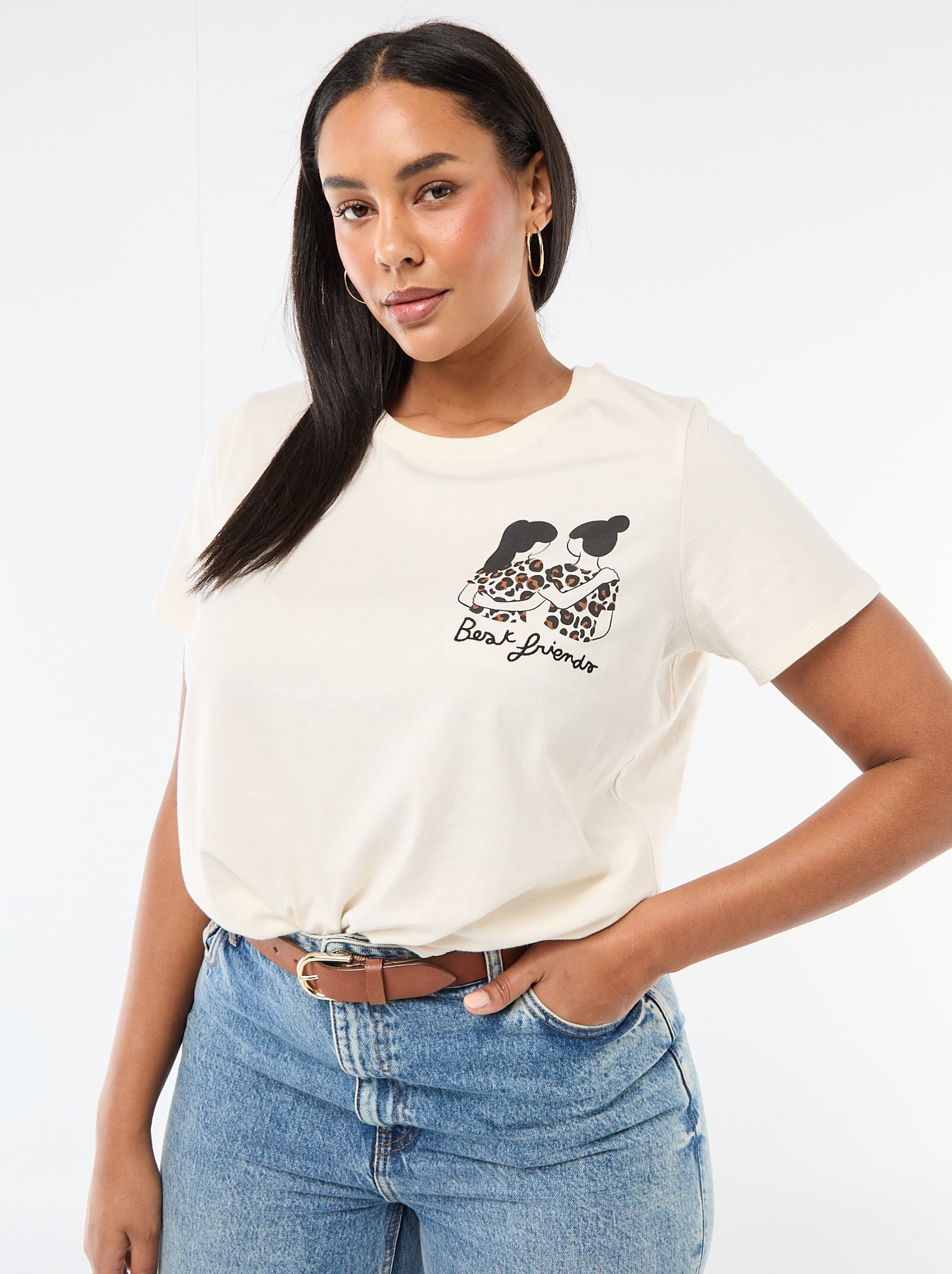 T-shirt en jersey à manches courtes  'Agathe Sorlet x Kiabi' - Saint-Valentin