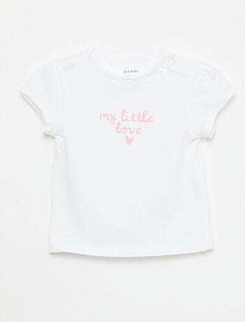 T-shirt en jersey à manches courtes