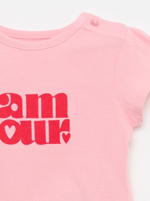 T-shirt en jersey à manches courtes - Kiabi