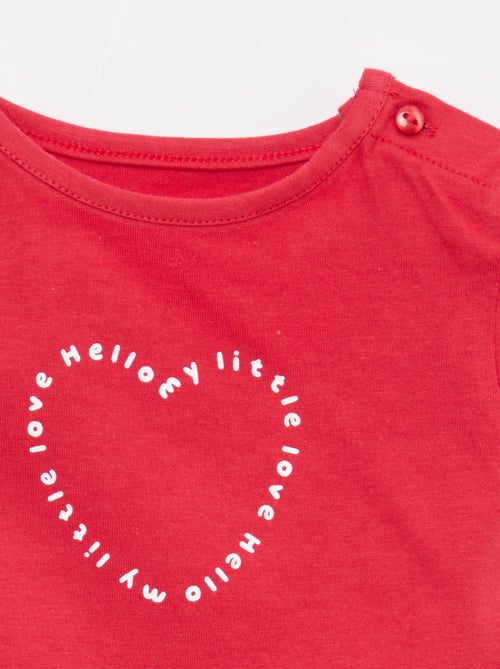 T-shirt en jersey à manches courtes - Kiabi