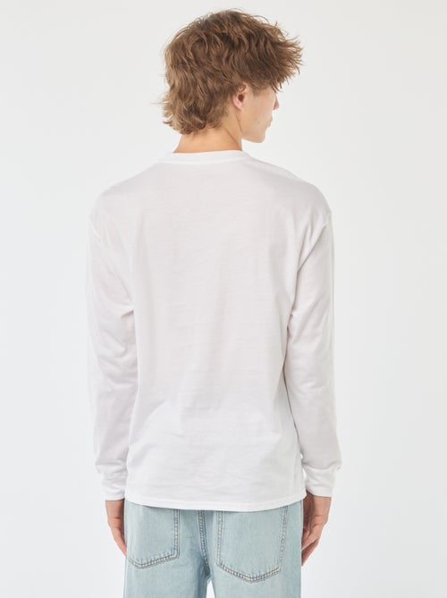 T-shirt en jersey à manches longues - Kiabi