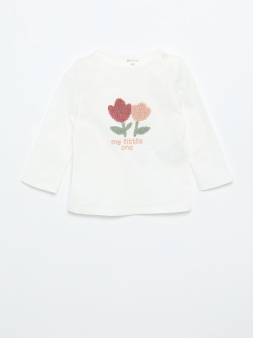 T-shirt en jersey à manches longues - Kiabi