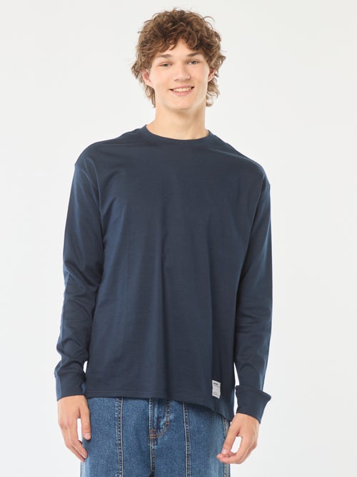 T-shirt en jersey à manches longues - Kiabi