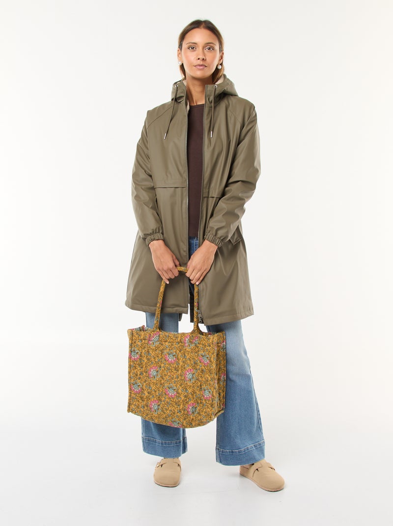 T-shirt en jersey à manches longues Marron - Kiabi