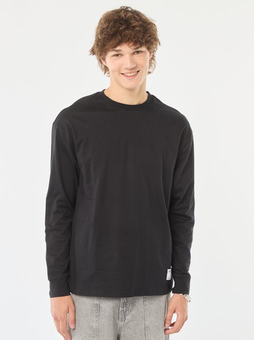 T-shirt en jersey à manches longues - Kiabi