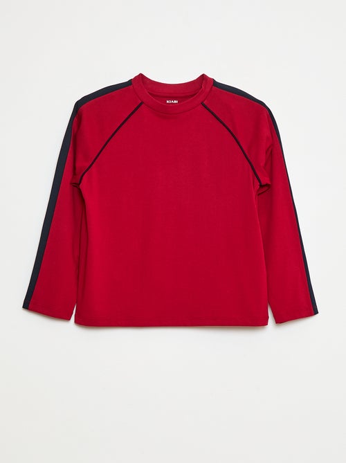 T-shirt en jersey à manches longues - Kiabi