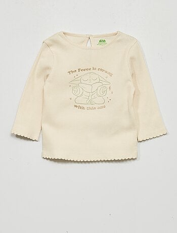 Lot de 30 cintres en bois pour bébé, enfant avec crochet pivotant -  Monsieur Bébé - Blanc Marron - Kiabi - 27.90€