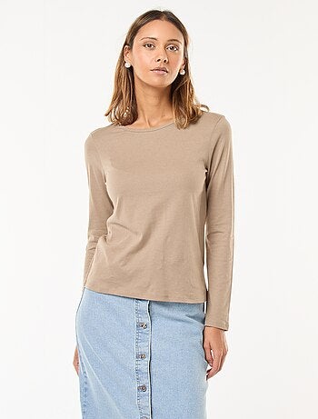 T-shirt en jersey à manches longues