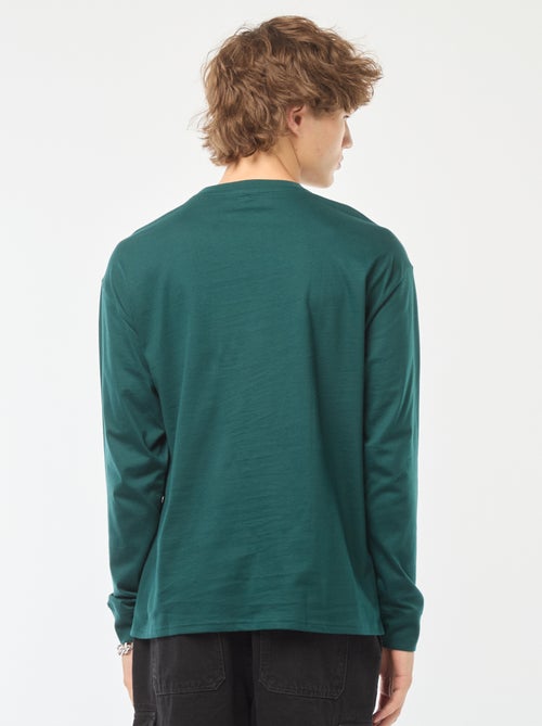 T-shirt en jersey à manches longues - Kiabi