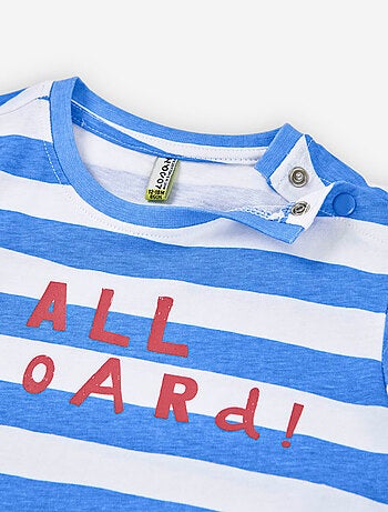 T-shirt en Jersey à Rayures