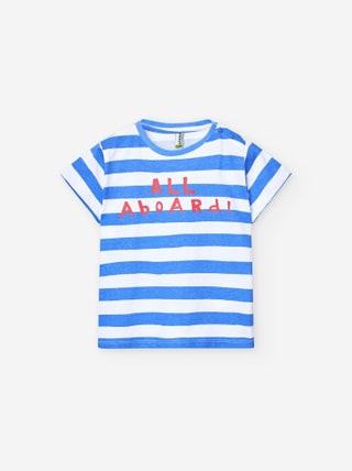 T-shirt en Jersey à Rayures