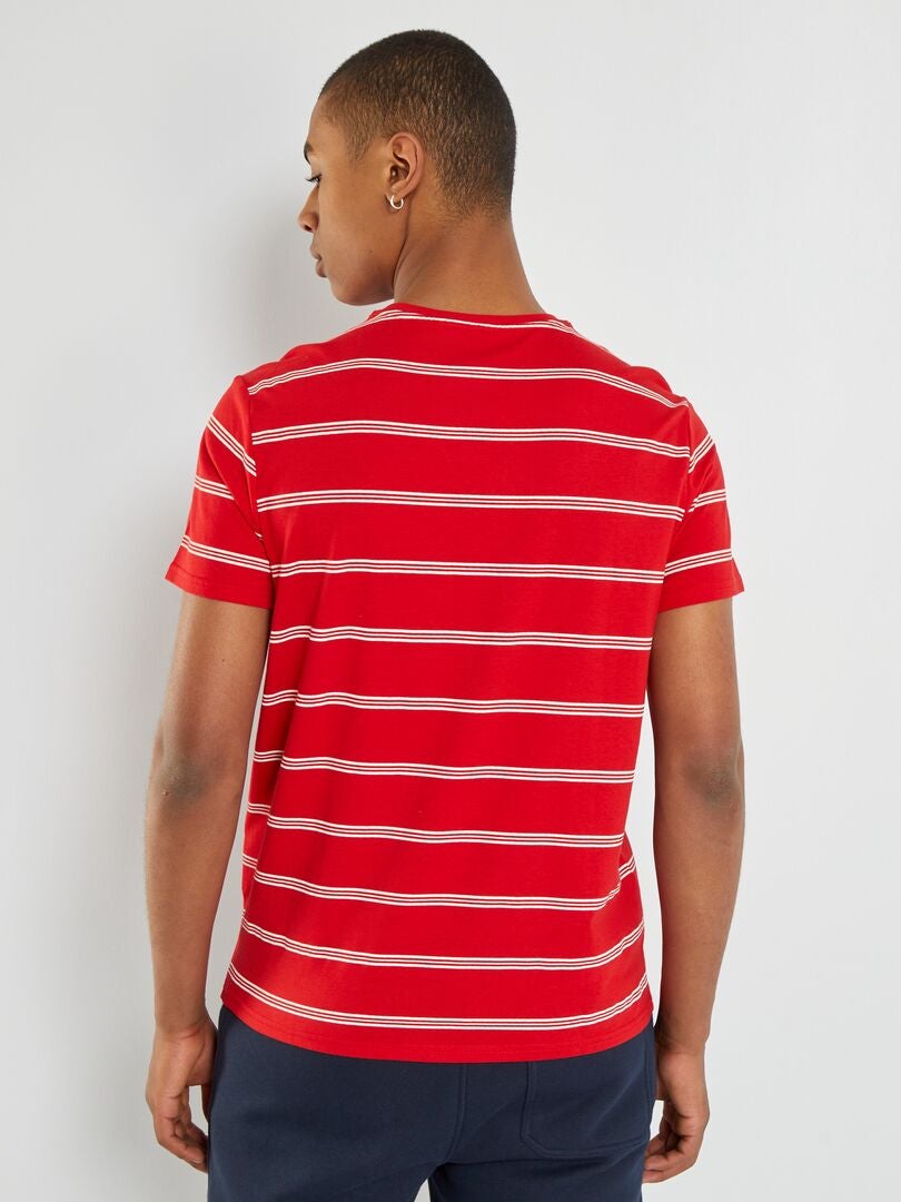 T-shirt en jersey avec imprimé Rouge - Kiabi