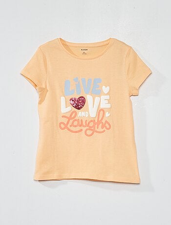 T-shirt en jersey avec motifs fantaisie - Kiabi
