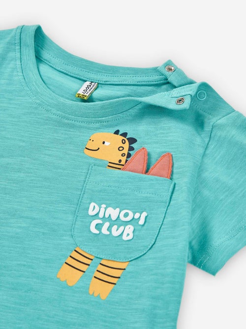 T-shirt en Jersey avec Poche - Kiabi