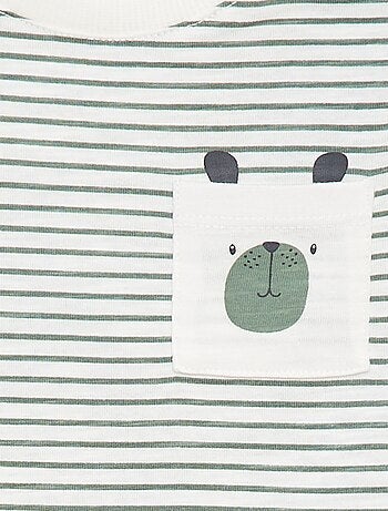 T-shirt en jersey avec poche poitrine
