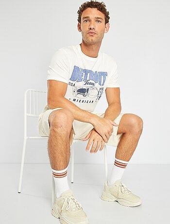 T-shirt en jersey avec print - Kiabi