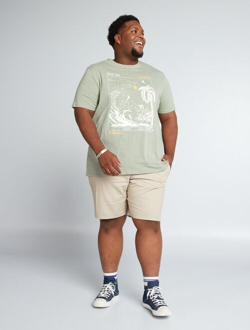 T-shirt en jersey avec print - Kiabi