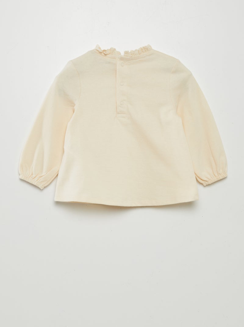 T-shirt en jersey Blanc - Kiabi