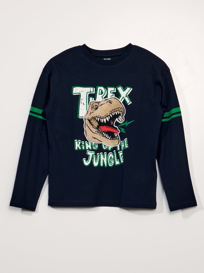 T-shirt en jersey Bleu marine - Kiabi