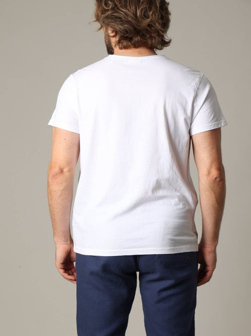 T-shirt en jersey de coton à manches courtes 'Deeluxe' - Kiabi