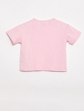 T-shirt en jersey de coton à patch cœur