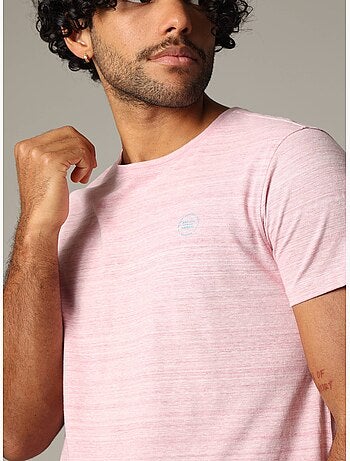 T-shirt en jersey de coton avec application printée zébrée 'Deeluxe'