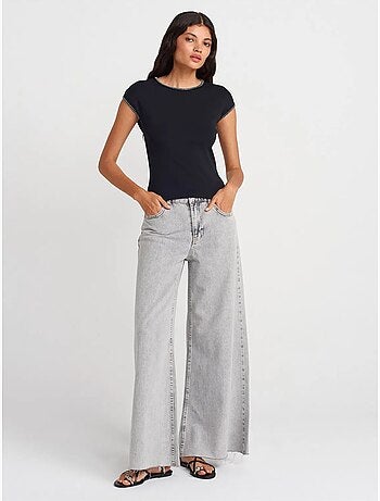 T-shirt En Jersey De Coton, Coupe Ajustée
