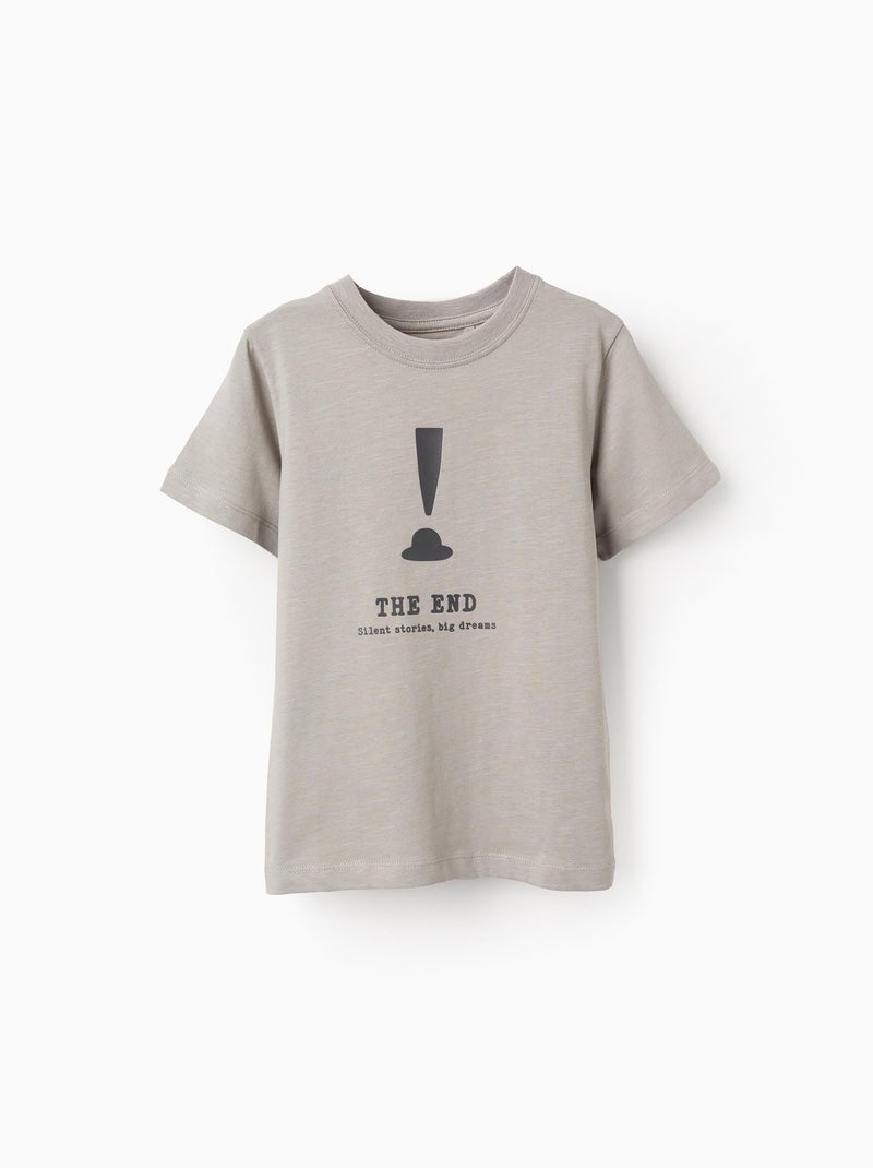 T-shirt en Jersey de Coton Gris - Kiabi
