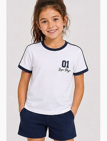 T-shirt en jersey de coton tommy