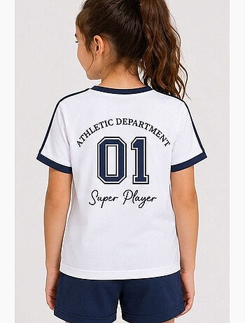T-shirt en jersey de coton tommy