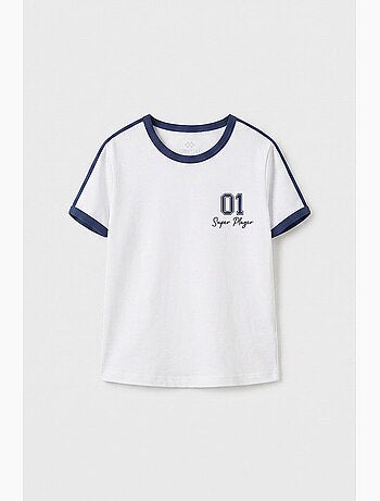 T-shirt en jersey de coton tommy