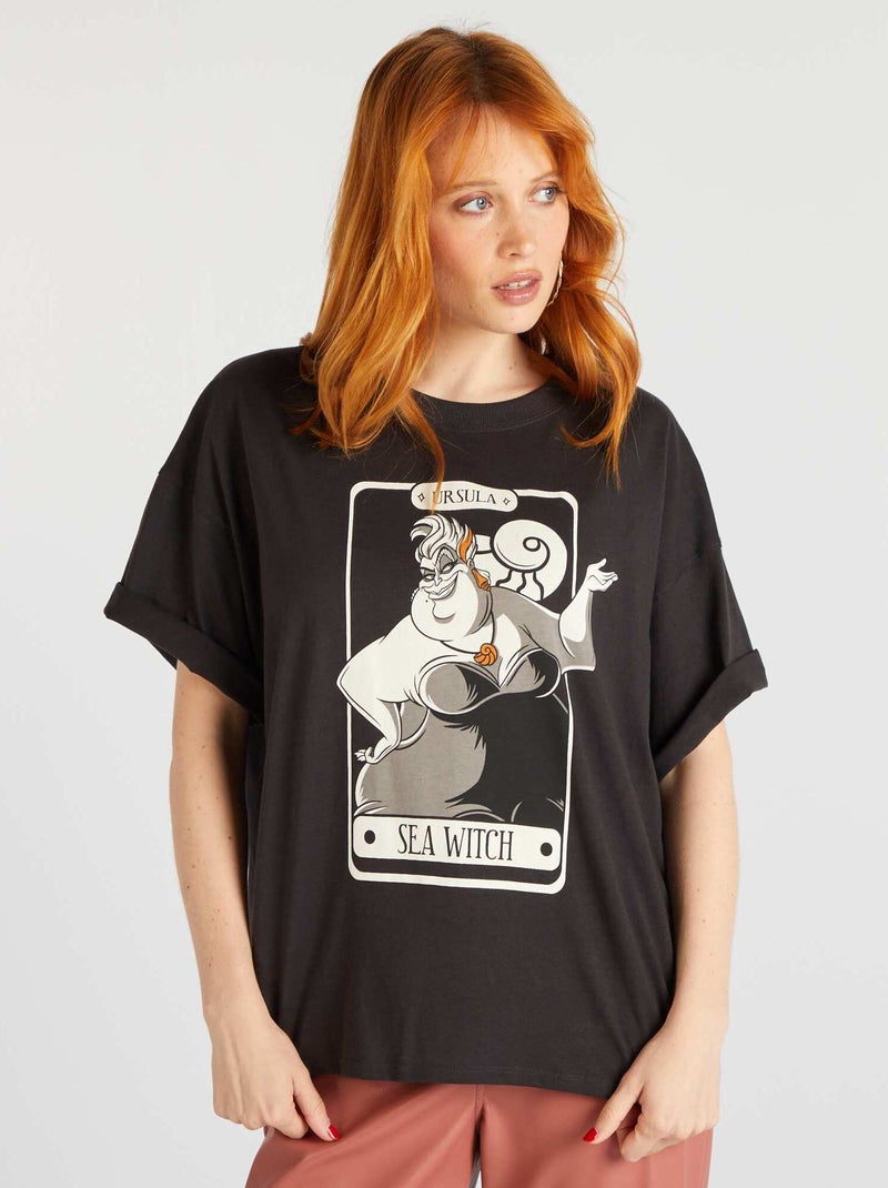 T-shirt en jersey 'Disney' - Halloween Noir Ursula - Kiabi