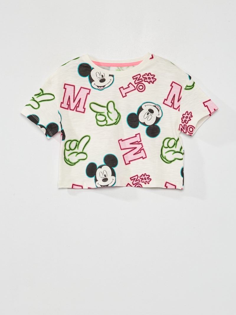 T-shirt en jersey 'Disney' Blanc - Kiabi