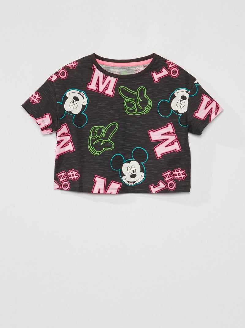 T-shirt en jersey 'Disney' Noir - Kiabi